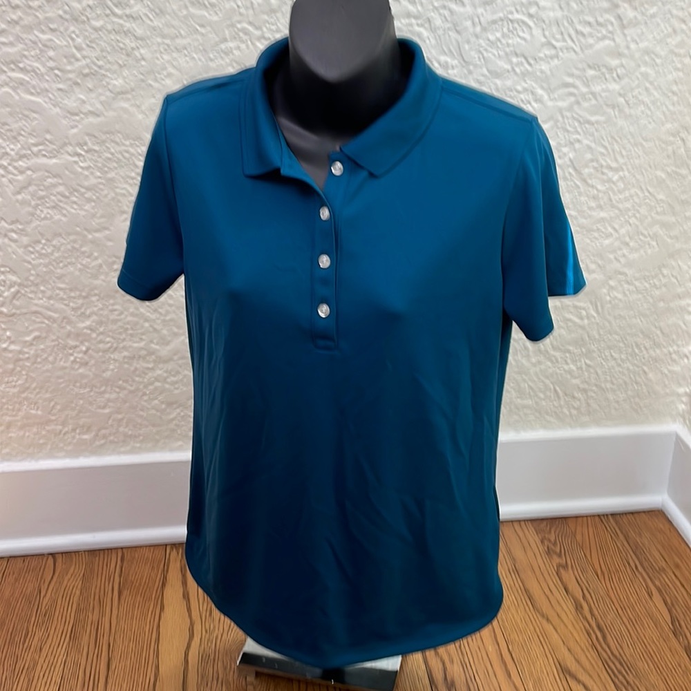 Lands End Women’s Outfitters Short Sleeve Polo, NWT